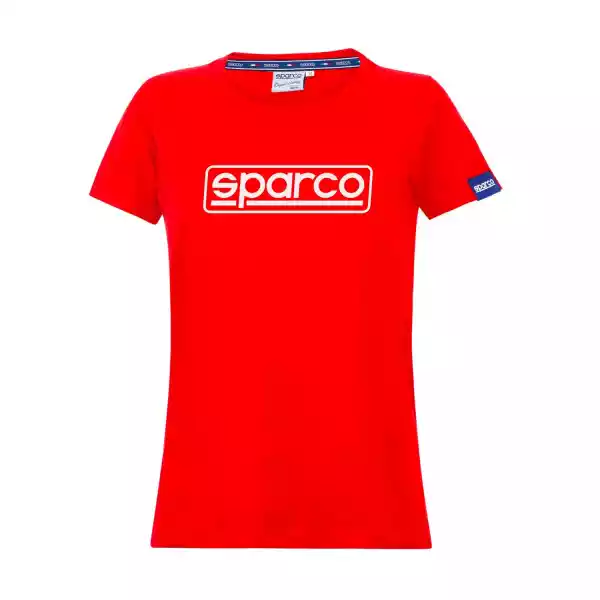 Koszulka T-Shirt Damska Frame Sparco Czerwona