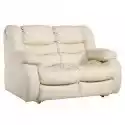 Sofa Regan Dwuosobowa 165 Cm Z Relasami Skóra Naturalna