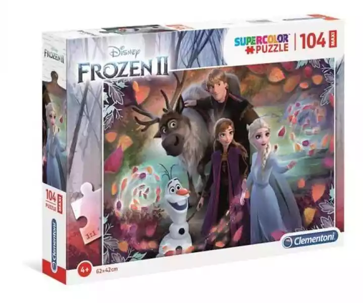 Clementoni Puzzle 104 Supercolor Maxi Frozen 23738