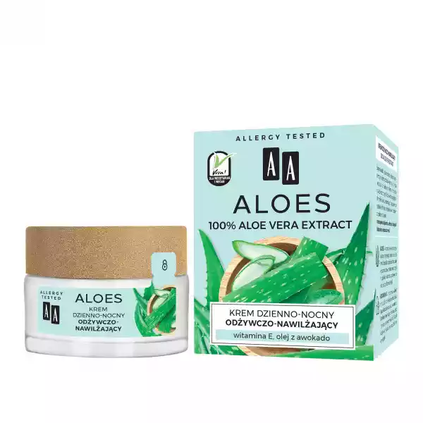 Aa Aloes 100% Aloe Vera Extract Krem Dzienno-Nocny