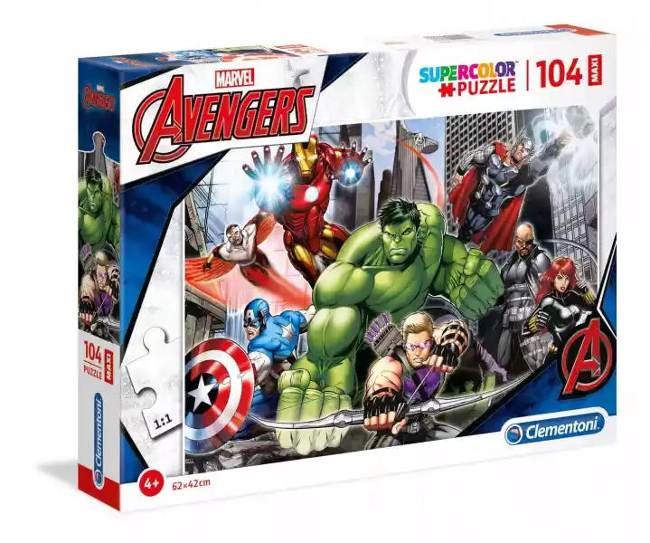 Puzzle 104 El. Maxi The Avengers Clementoni 23688