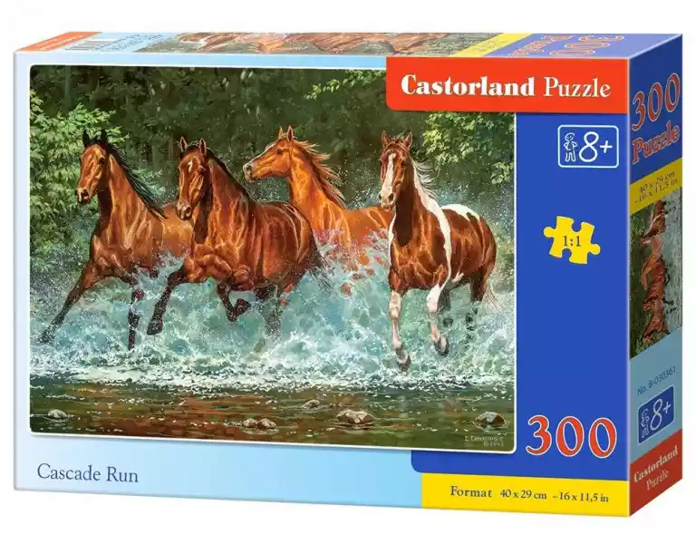 Puzzle 300 El. Galopujące Konie Castorland 030361