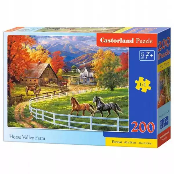 Puzzle Castorland Horse Valley Farm 200 El.