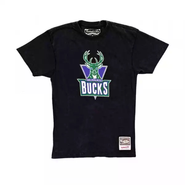 Koszulka Mitchell & Ness Nba Worn Logo Milwaukee Bucks T-Shirt