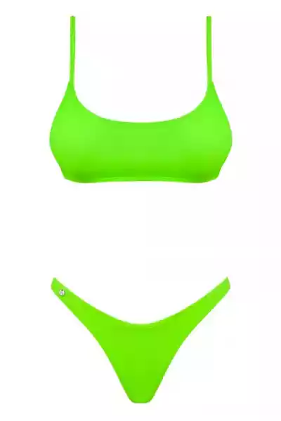 Bikini Strój Kąpielowy Ze Stringami Mexico Beach S Zielone