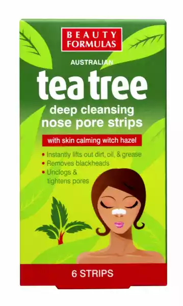 Beauty Formulas Tea Tree Paski Na Nos