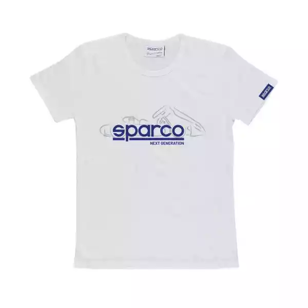Koszulka T-Shirt Dziecięca Next Generation Sparco Biała