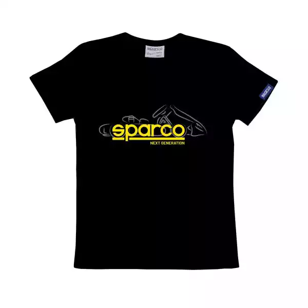 Koszulka T-Shirt Dziecięca Next Generation Sparco Czarna