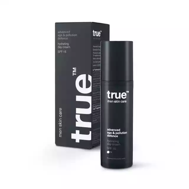 True Men Skin Care - Nawilżający Krem Do Twarzy Na Dzień Z Filtr