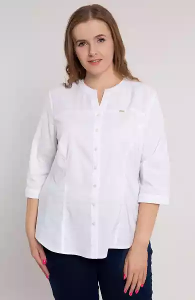 Klasyczna Biała Koszula Z Bawełny