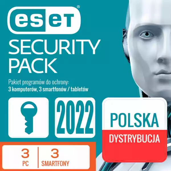 Eset Smart Security Pack Nod32 Mobile 3+3 3 Y Nowa