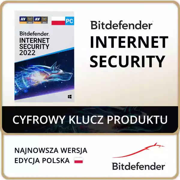 Bitdefender Internet Security 2022 Pl 1 Pc /3 Lata