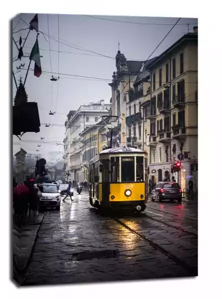 Mediolan, Tramwaj - Obraz Na Płótnie Wymiar Do Wyboru: 20X30 Cm