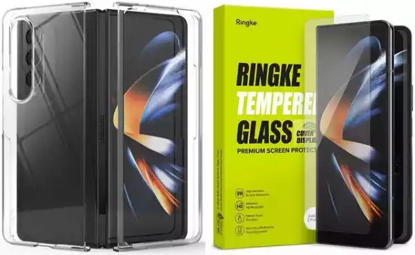 Etui Ringke Do Galaxy Z Fold 4 + Szkło Hartowane