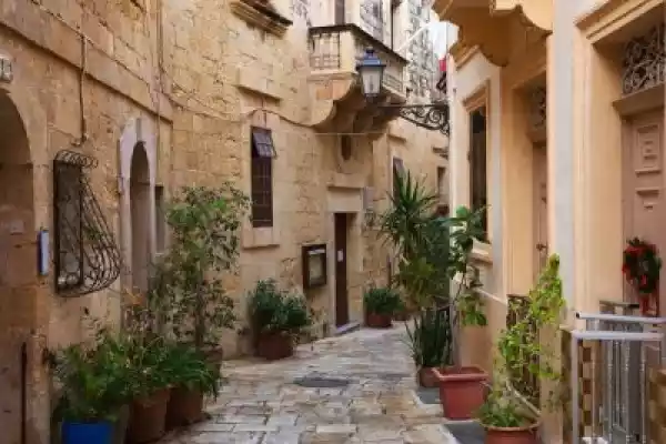 Fototapeta Ulica W Starej Śródziemnomorskie Miasto