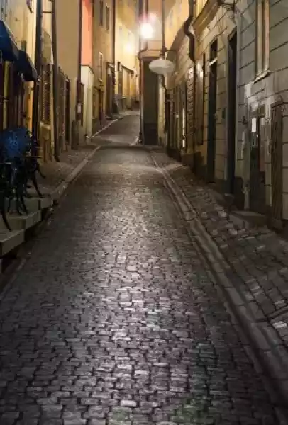 Fototapeta Stare Miasto W Sztokholmie W Nocy