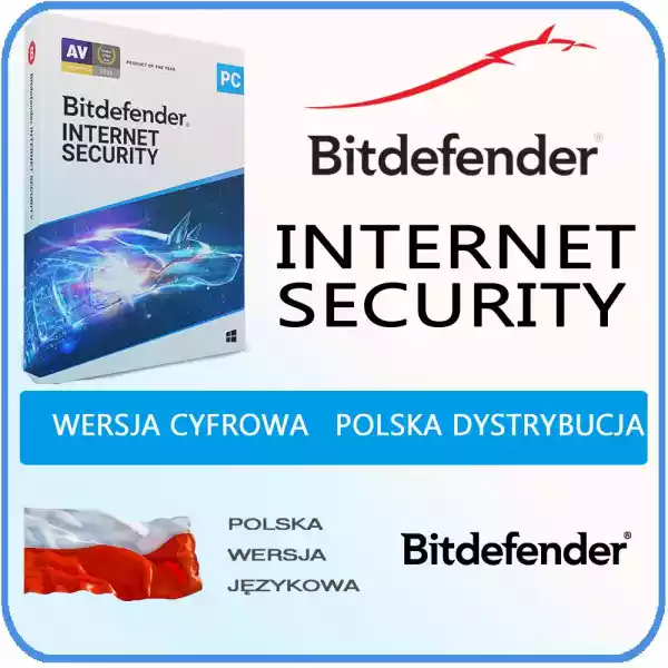 Bitdefender Internet Security Esd 1 Stan/24M Esd