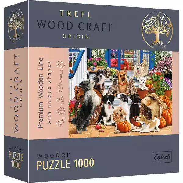 Puzzle 1000 Drewniane Psia Przyjaźń 20149 -