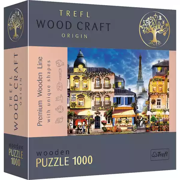 Puzzle 1000 Drewniane Francuska Uliczka 20142 -