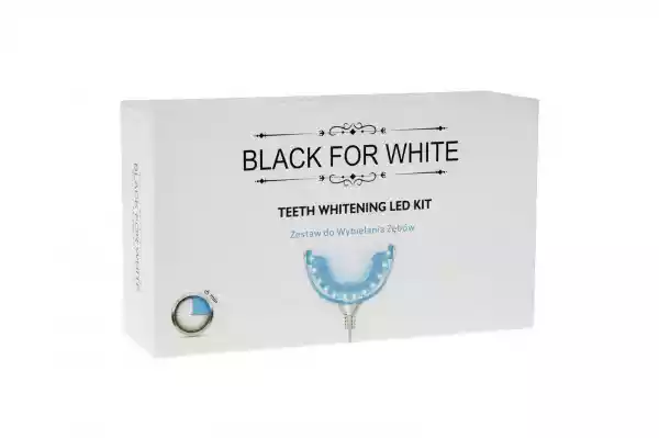 Zestaw Do Wybielania Zębów Z Lampą Led - Black For White
