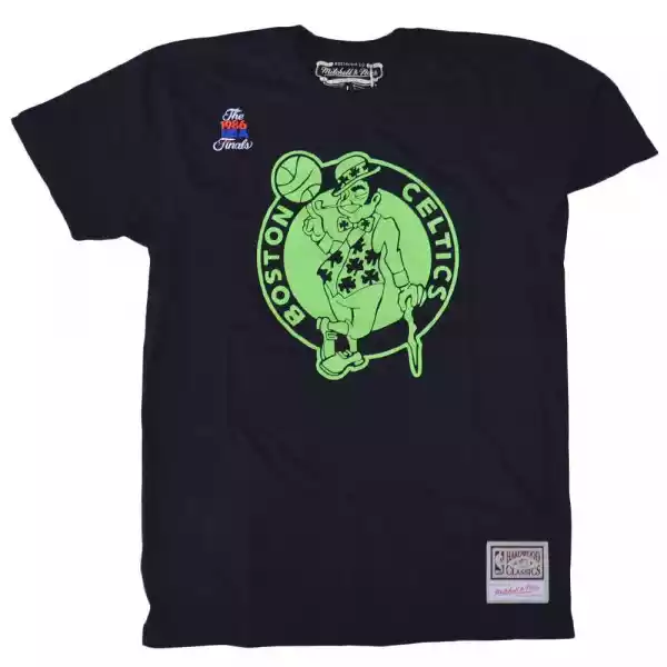Koszulka T-Shirt Mitchell & Ness Nba Boston Celtics Neon Logo Cz