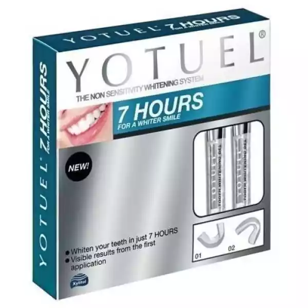 Yotuel 7 Hours 0,1% Zestaw Do Wybielania Zębów 2X6Ml