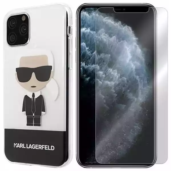 Etui Do Iphone 11 Pro Karl Lagerfeld Iconic +Szkło