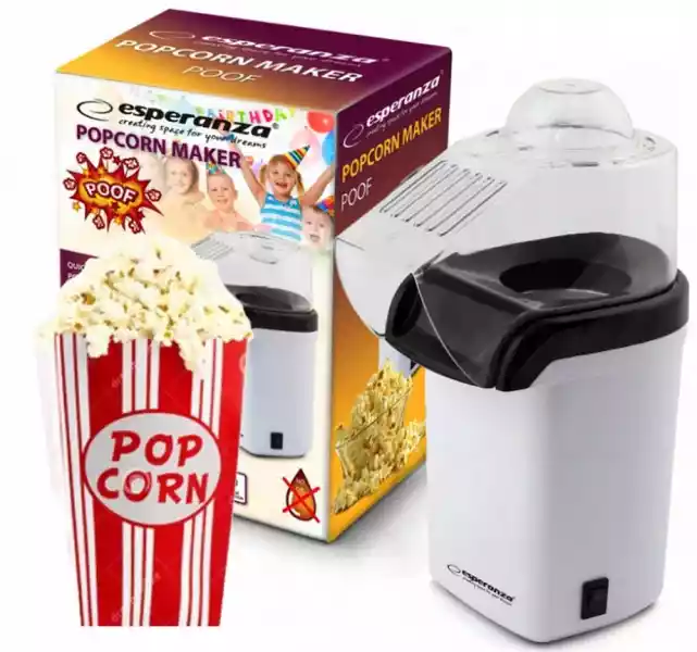 Urządzenie Maszynka Do Popcornu Bez Tłuszczu Hit!!