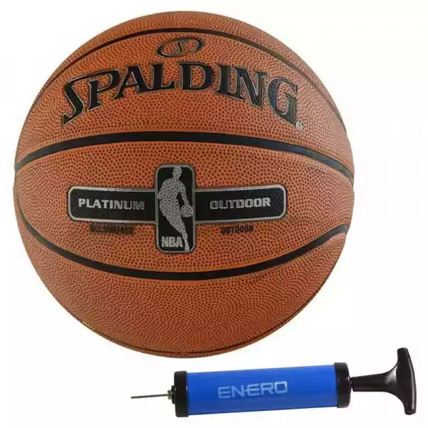 Piłka Do Kosza Koszykówki Spalding Nba Platinum Streetball + Pom