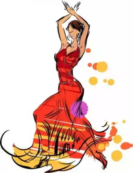 Obraz Tancerka Flamenco