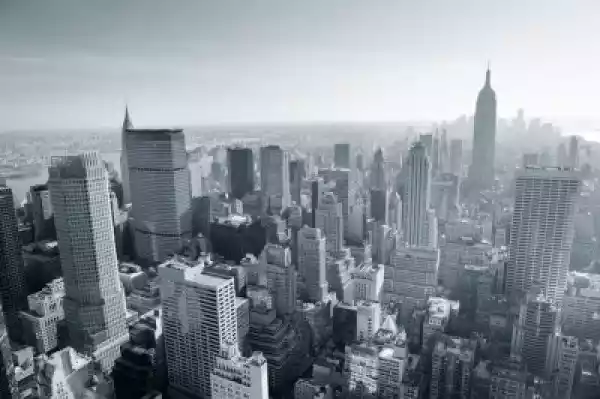 Obraz New York City Skyline Czarno-Biały
