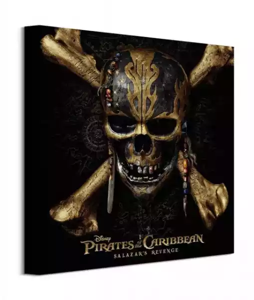 Piraci Z Karaibów Czaszka - Obraz Na Płótnie