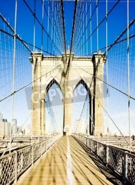 Obraz Brooklyn Bridge, Manhattan, New York City, Usa