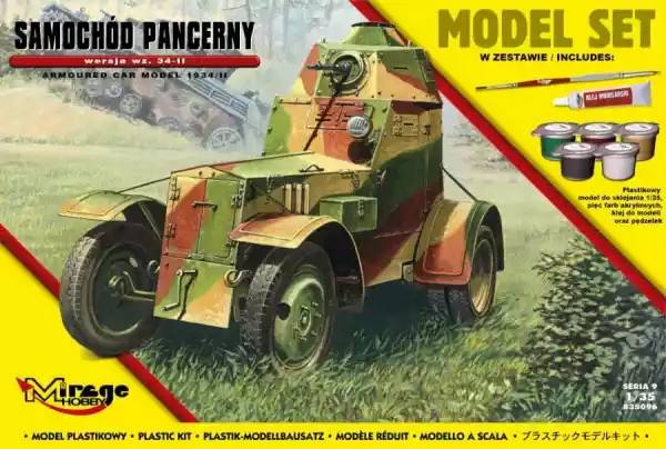 Model Do Sklejania Samochód Pancerny Wz. 34-Ii