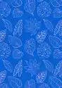 Galeria Plakatu Niebieskie Liście - Plakat Wymiar Do Wyboru: 59,4X84,1 Cm