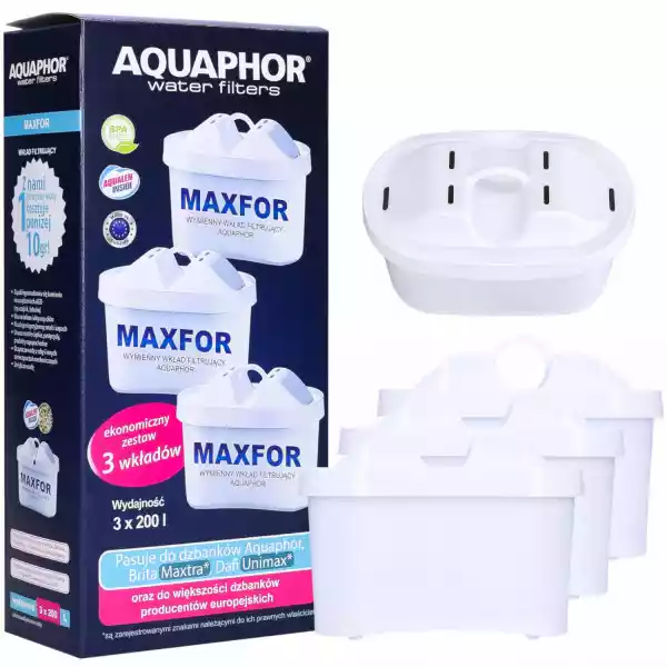 Wkład Filtrujący Filtr Aquaphor B25 Maxfor X 3 Szt