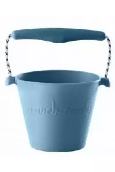 Składane Wiaderko Do Wody I Piasku Scrunch Bucket - Błękitne