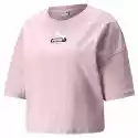 Puma Koszulka Damska Puma Brand Love Oversized Różowa 53435016