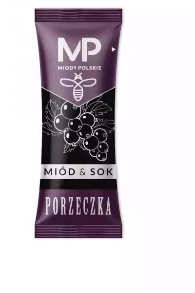 Miody Polskie − Miód & Sok, Czarna Porzeczka − 6G X100 Szt. - 1 