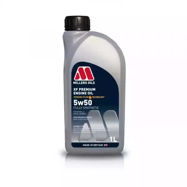 Millers Oils Xf Premium 5W50 – W Pełni Syntetyczny Olej Silnikow