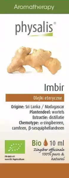 Olejek Eteryczny Imbir Bio 10 Ml - Physalis