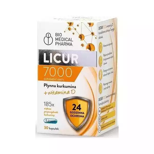 Bio Medical Pharma Licur 7000+Wit D 30K Kurkumina