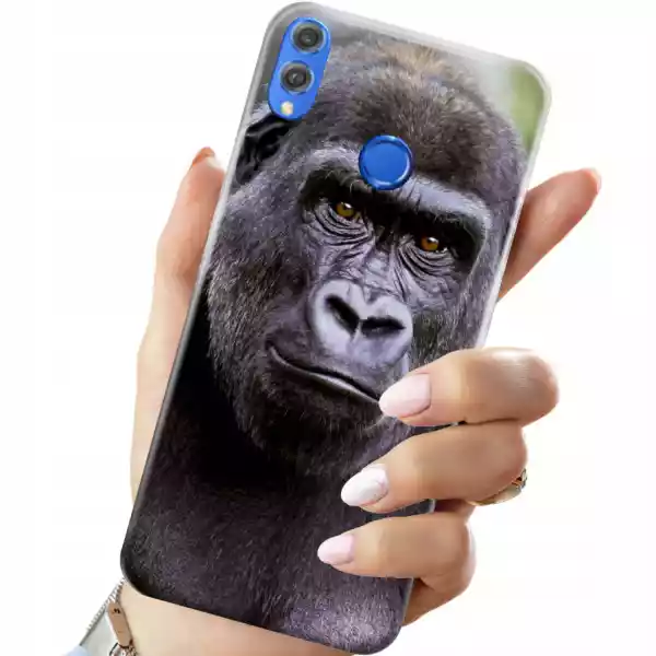 Etui Do Huawei Honor 8X Wzory Małpki Małpa Nosacz