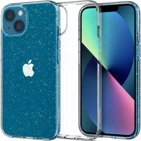 Etui Spigen Liquid Crystal Glitter Iphone 13, Przezroczyste