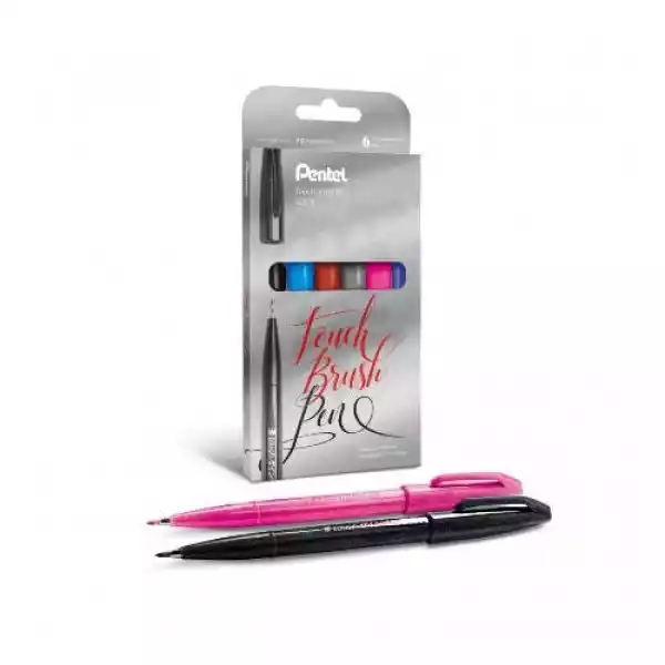 Zestaw Pisaków Touch Brush Pen 6 Zimnych Kolorów