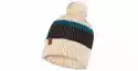 Buff Elon Knitted Hat 1264640141000 One Size Biały