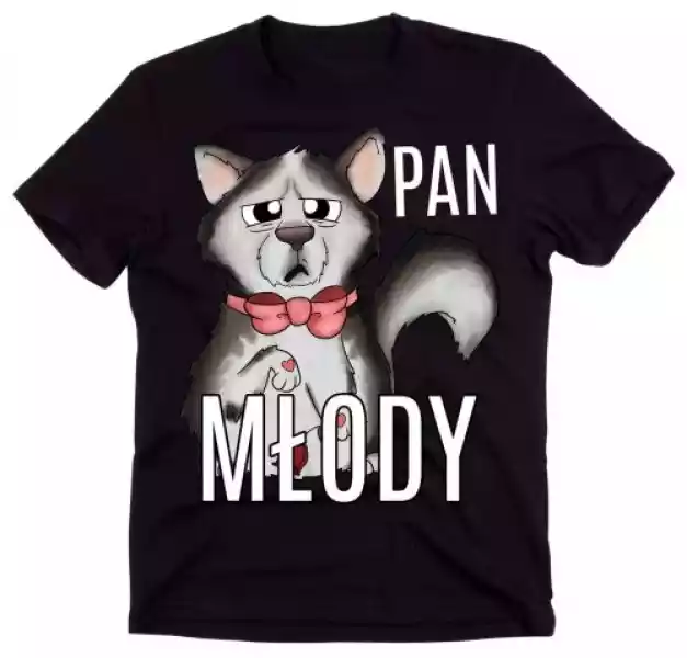 Koszulka Na Wieczór Kawalerski Dla Pana Młodego Z Kotem