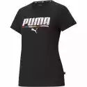 Puma Koszulka Damska Puma Multicoloured Czarna 58789801