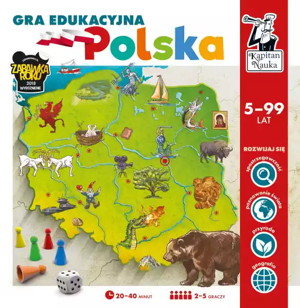 Gra Edukacyjna Polska Kapitan Nauka -