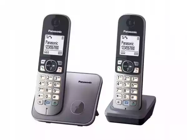 Telefon Panasonic Kx-Tg6812Pdm Bezprzewodowy Szary